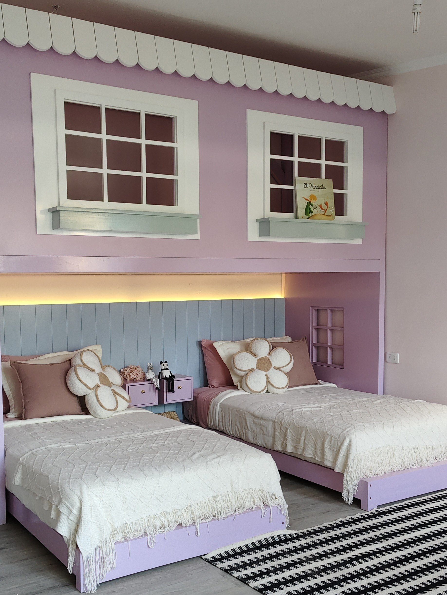 1000003929-1.jpg ELEVACIÓN SAMANTHA – CAMA ELEVADA O ALTA CON ZONA DE JUEGOS, LUCES Y MUEBLES INTEGRADOS - Imagen 1