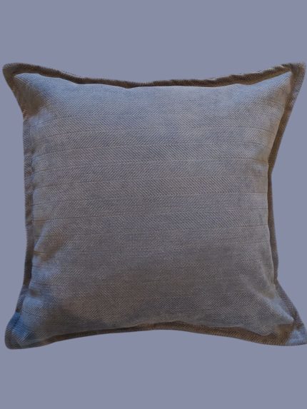 COJÍN AZUL CLASSIC – cojín cuadrado decorativo azul con textura elegante