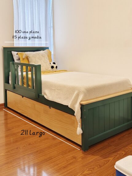 CAMA CORNISA NIDO cama infantil y juvenil de madera con cama nido